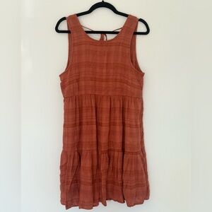 American Eagle Outfitters Terracotta Sleeveless Dress